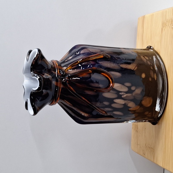 #AFE  Handblown Glass wheat sac vase flowers not included - Picture 2 of 7